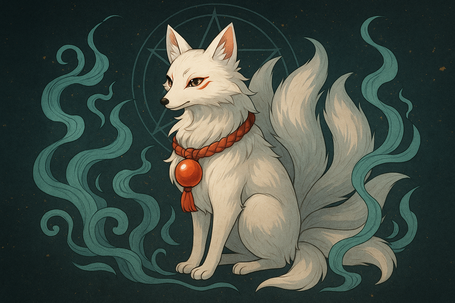 契約を結ぶ式神のイメージ